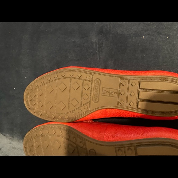 Aerosols red over drive soft leather driving loafers size 5 New never worn - Picture 3 of 3